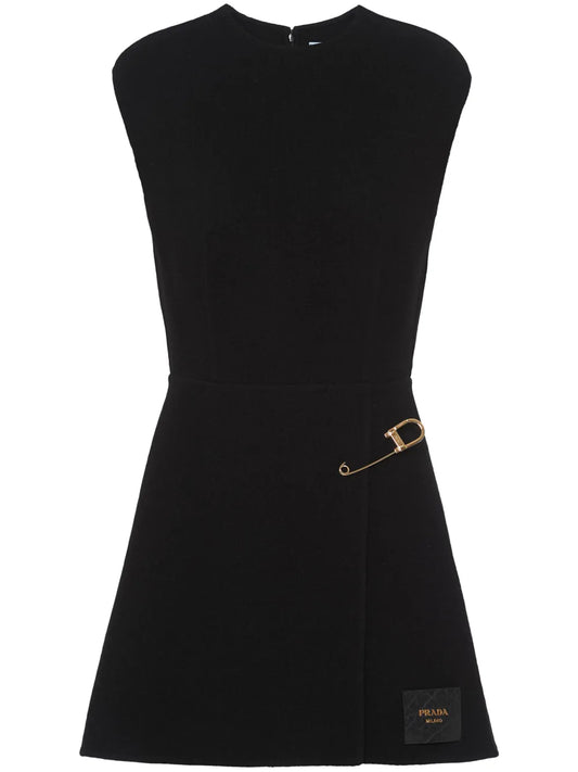 Safety Pin-Detail Minidress