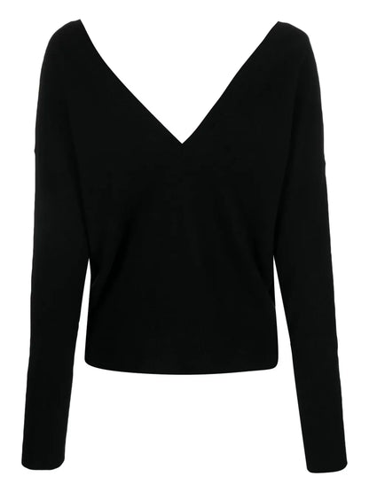 V-Neck Long-Sleeve Cardigan