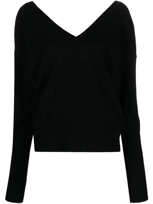 V-Neck Long-Sleeve Cardigan