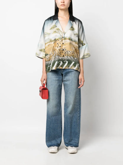 High-Rise Wide-Leg Jeans