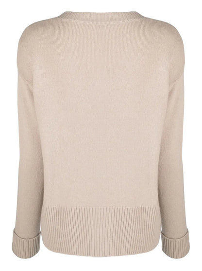 Turn-Cuffs Cashmere Jumper