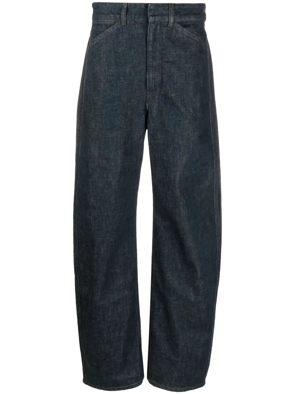 Seamless Mid-Rise Wide-Leg Jeans