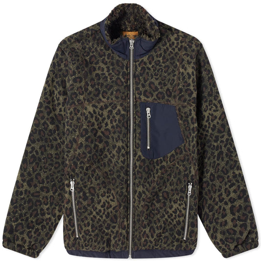 Leopard Revese Sherpa Jacket