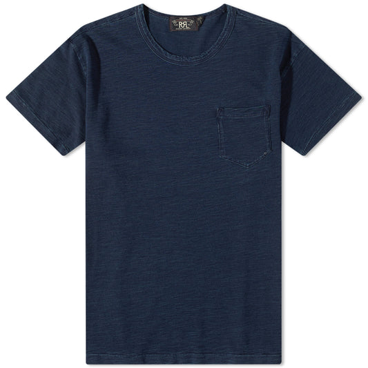 Indigo Dyed Crew T-Shirt