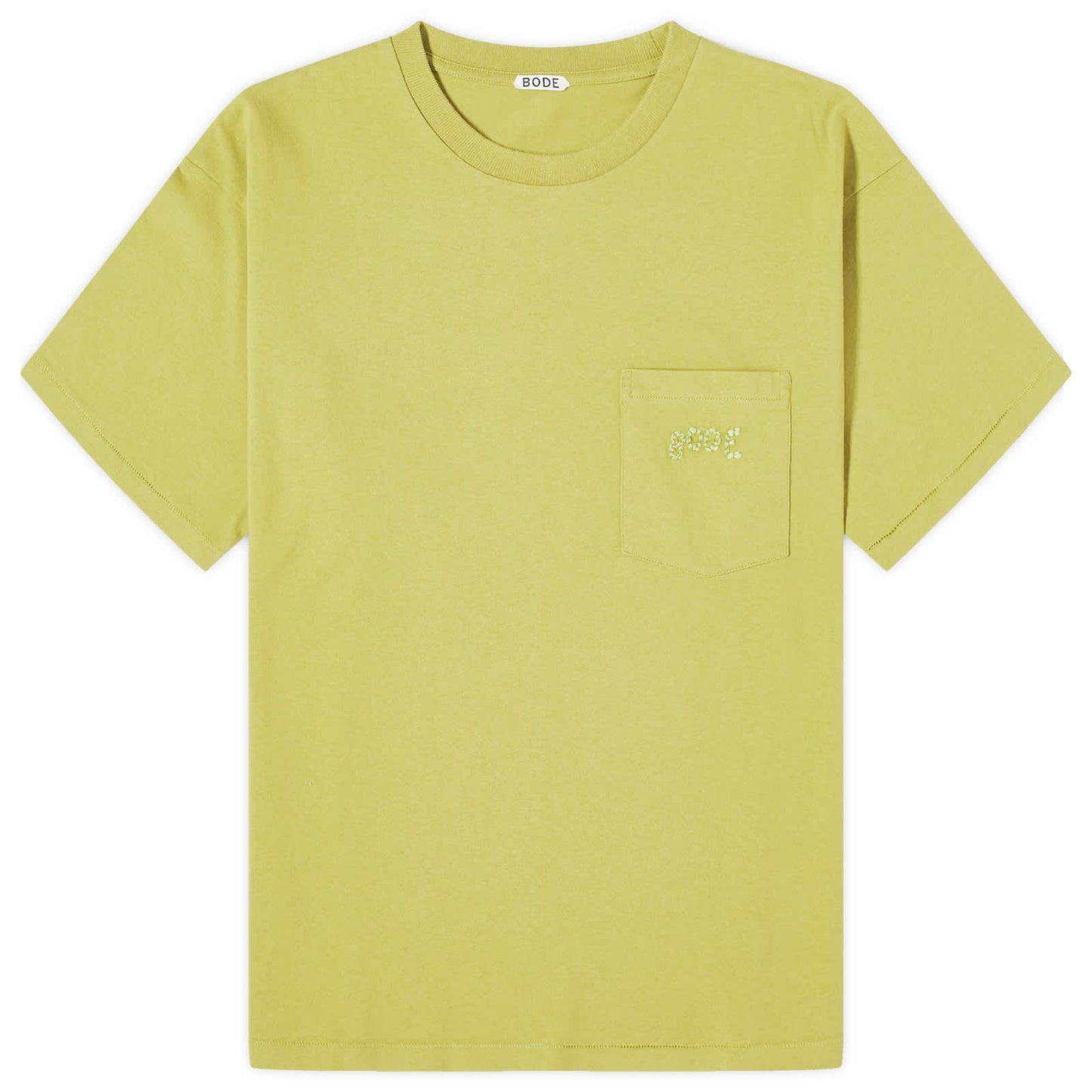 Embroidered Bode Pocket T-Shirt