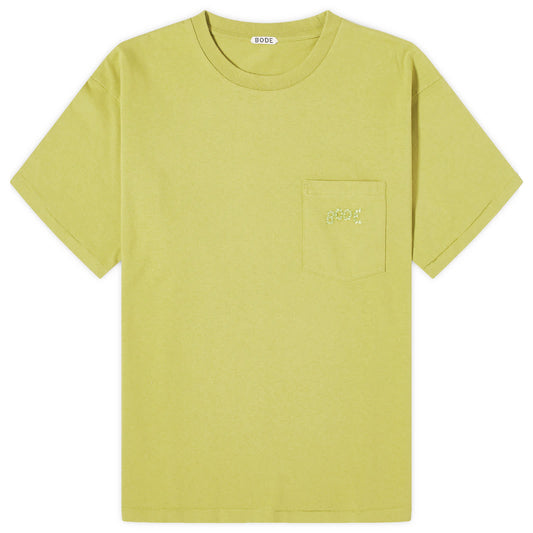 Embroidered Bode Pocket T-Shirt