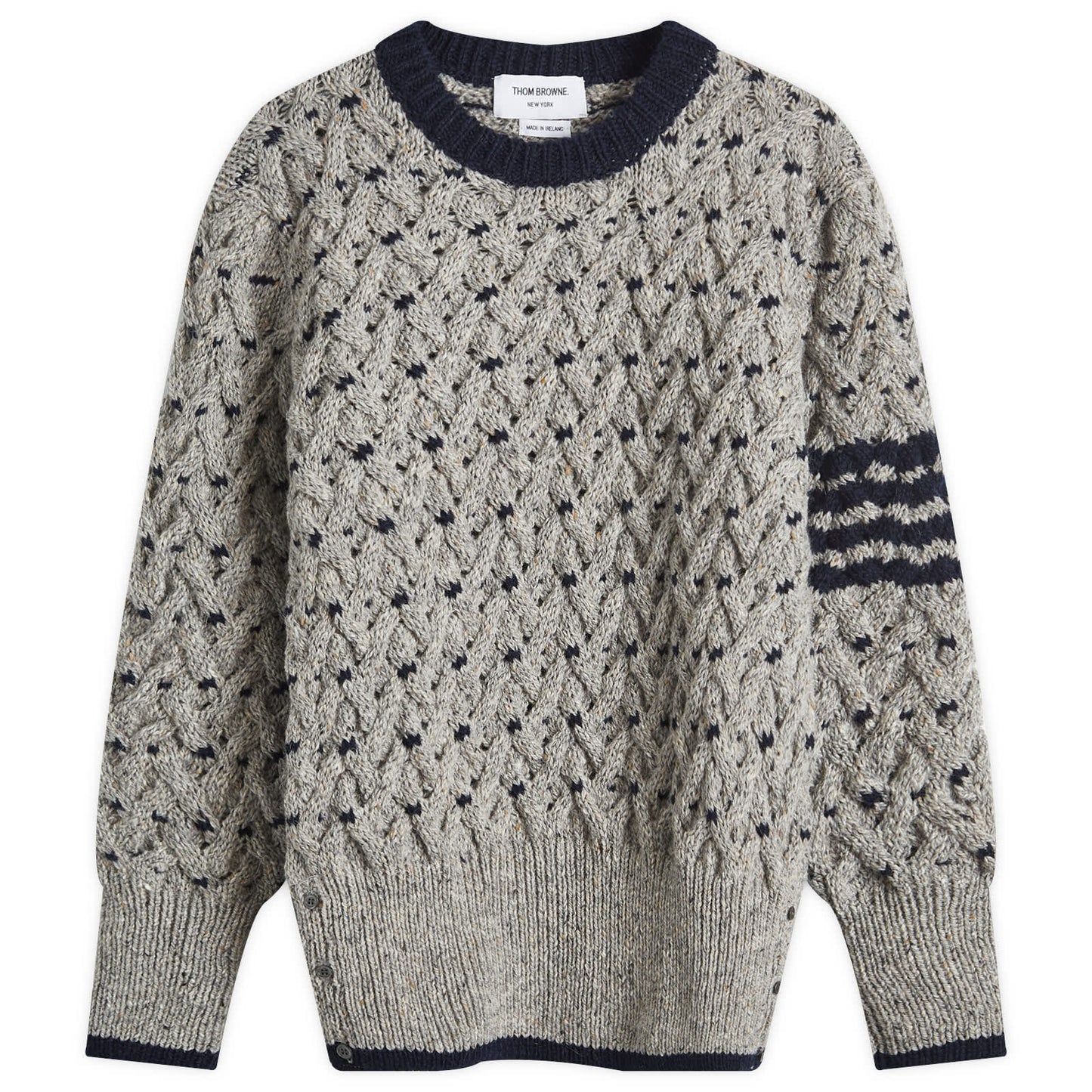 Cerw Neck Cable Knit