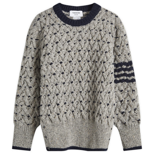 Cerw Neck Cable Knit