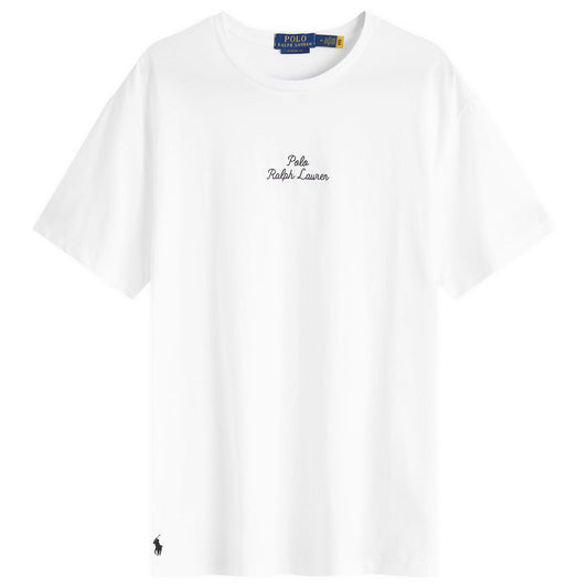 Chain Stitch Logo T-Shirt