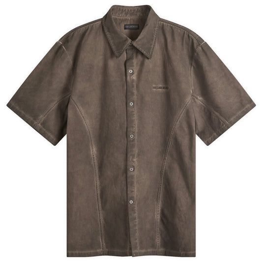 Washed Loose Logo Short Sleeve Shirt