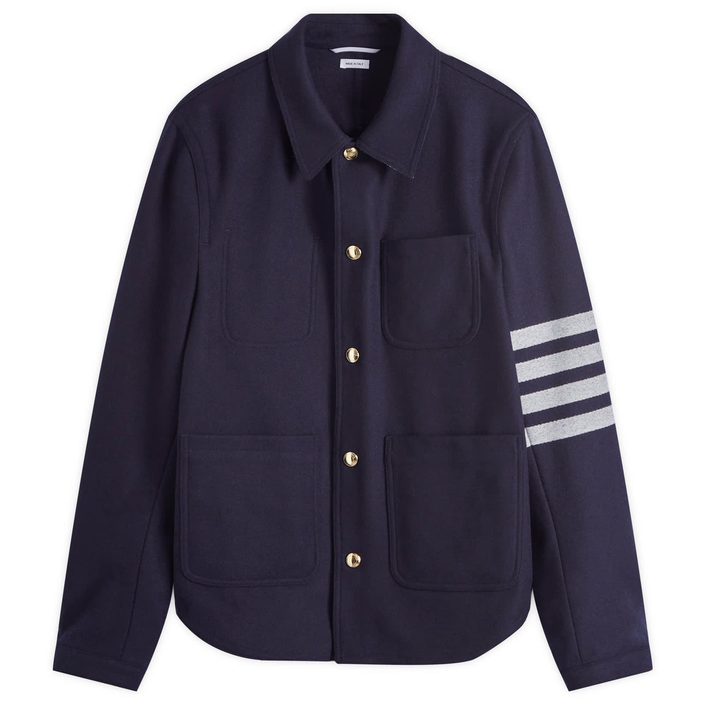 Melton Wool Utility Patch Jacket