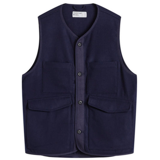 Melton Wool 4 Pocket Gilet
