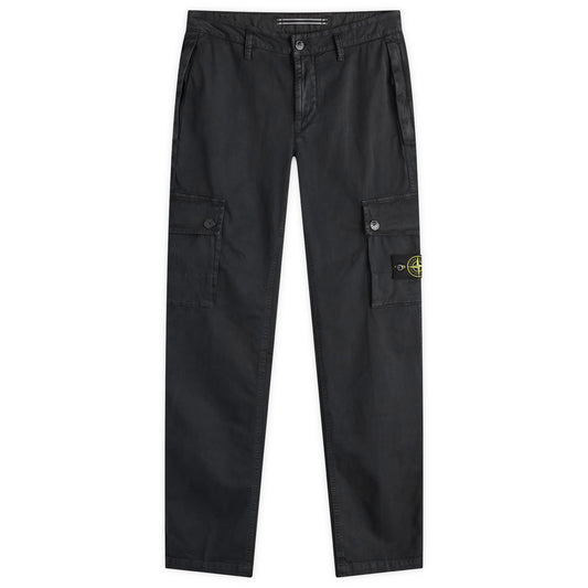 Stone Island Brushed Cotton Canvas Cargo Pants