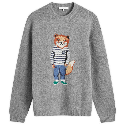 Dressed Fox Intarsia Jumper