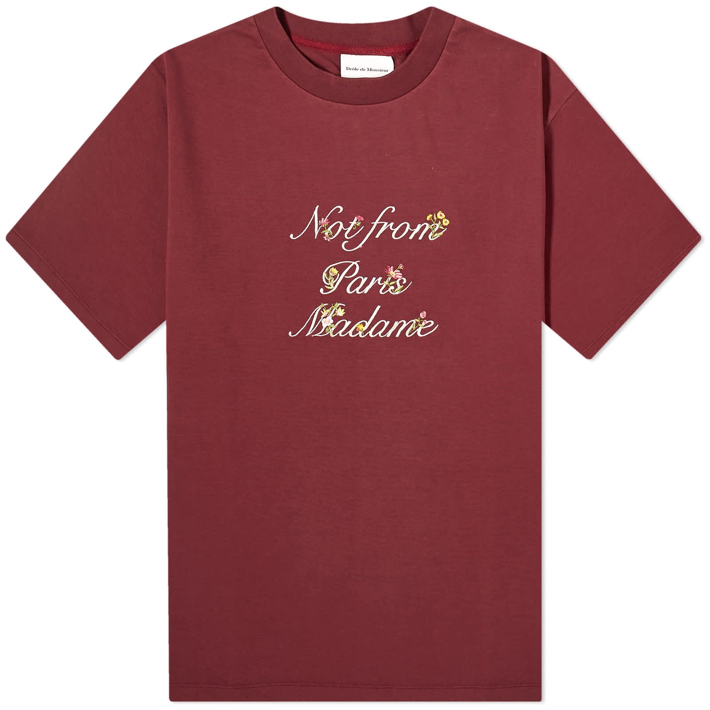 Drôle De Monsieur Presented by END. Embroidered Interlock T-Shirt