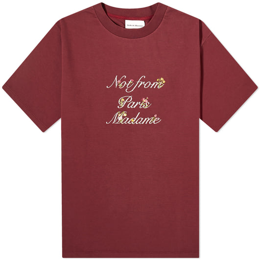 Drôle De Monsieur Presented by END. Embroidered Interlock T-Shirt