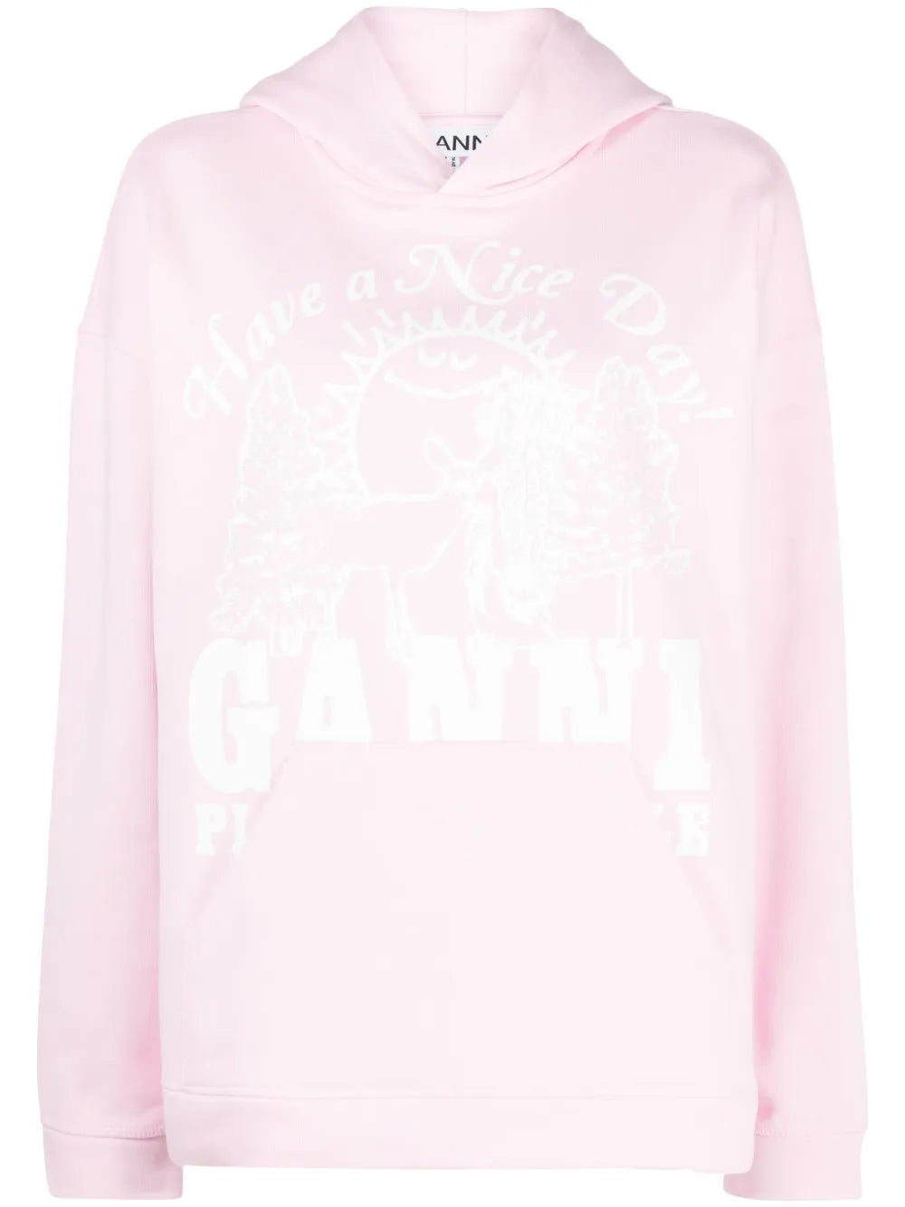 Logo-Print Organic Cotton Hoodie