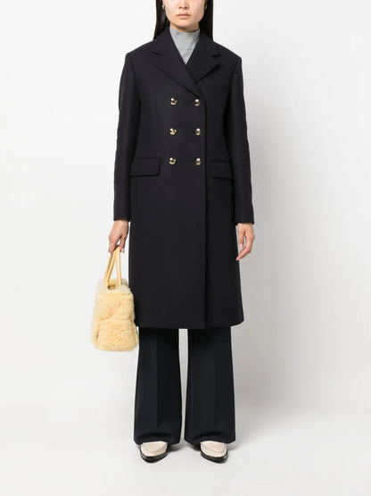 Double-Breasted Wool Coat