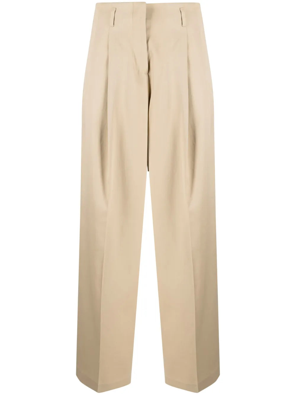 High-Waisted Wide-Leg Trousers
