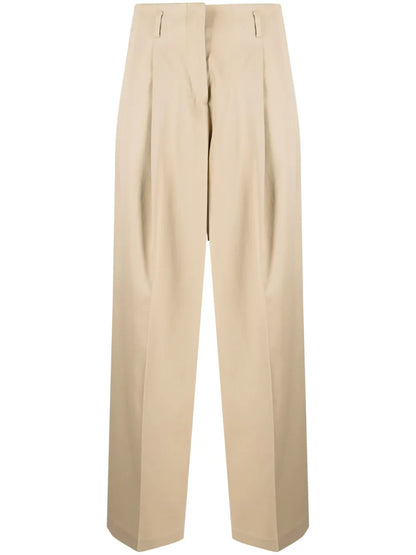 High-Waisted Wide-Leg Trousers