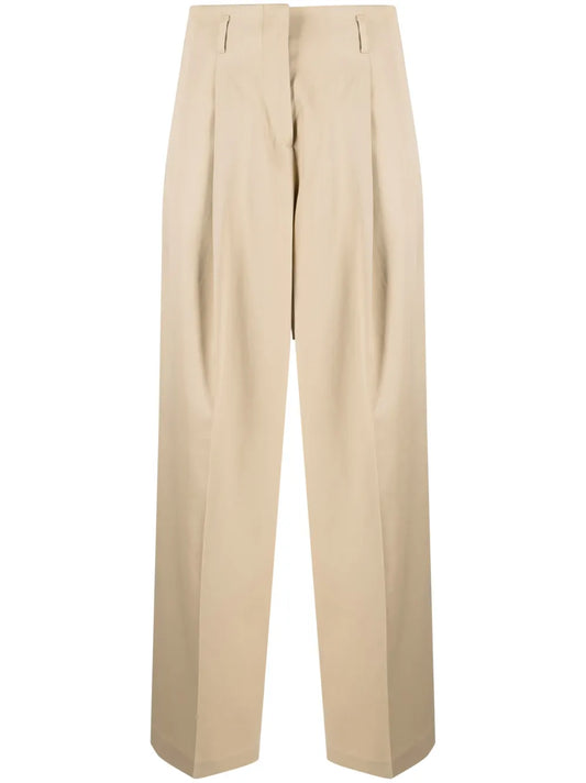 High-Waisted Wide-Leg Trousers