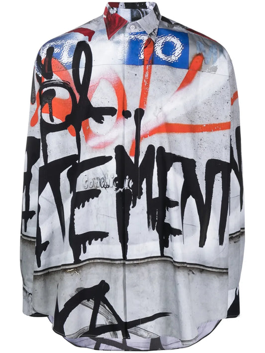 Graffiti-Print Shirt