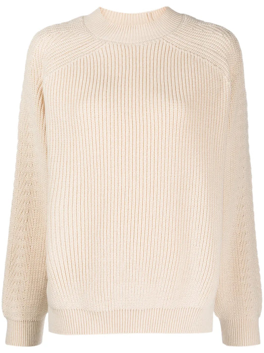 Ribbed-Knit Wool-Blend Jumper