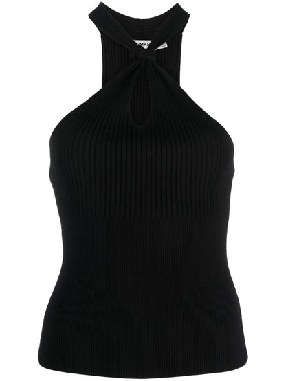 Andrea Ribbed-Knt Top