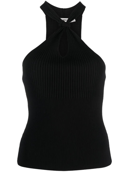Andrea Ribbed-Knt Top