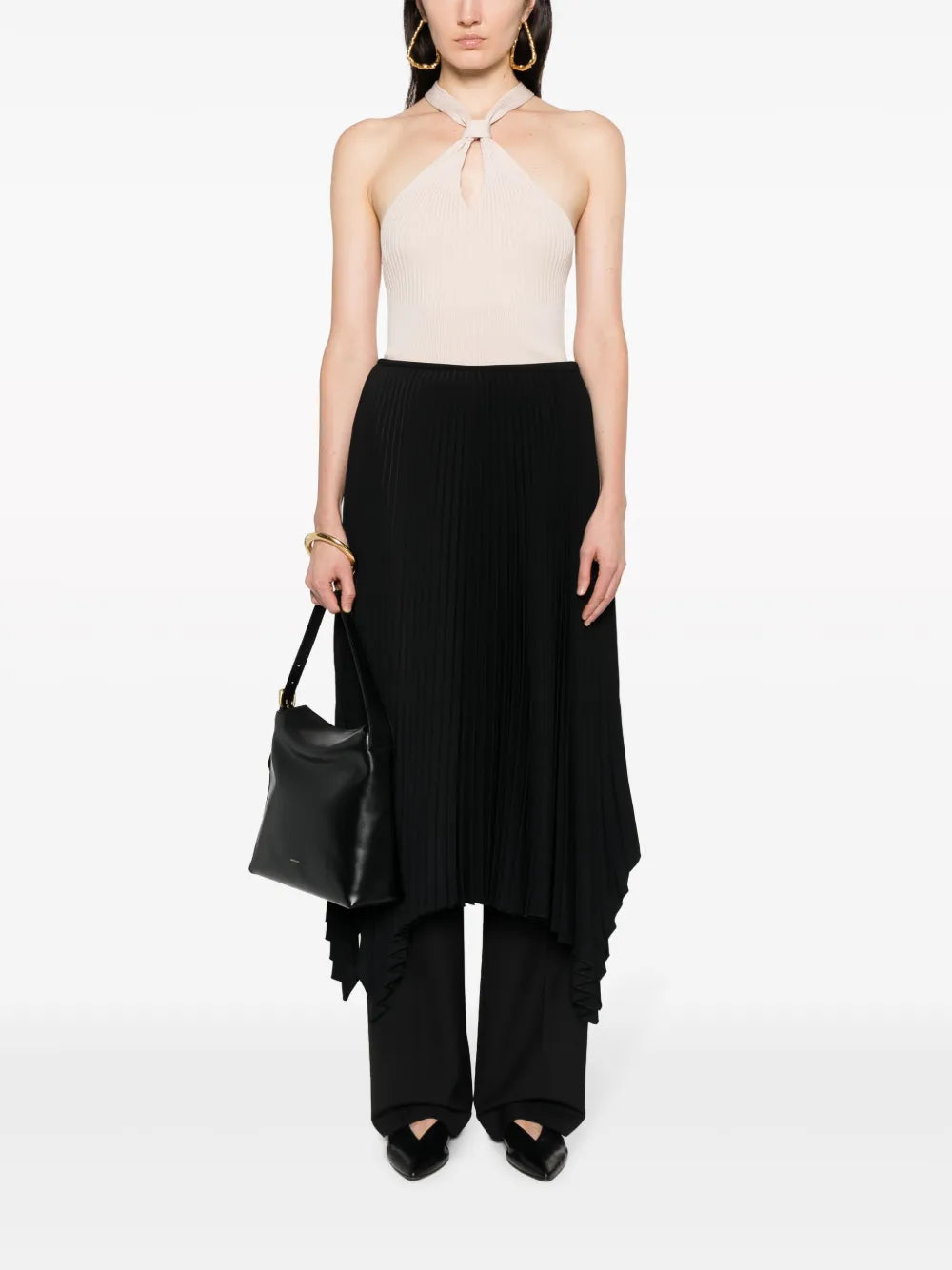 Andrea Ribbed-Knit Top