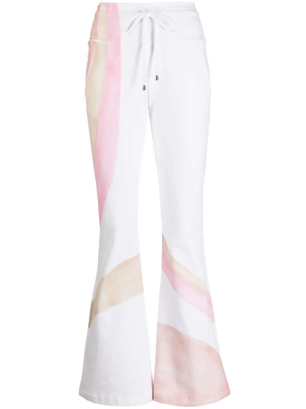 Hand-Painted Cotton Track Trousers