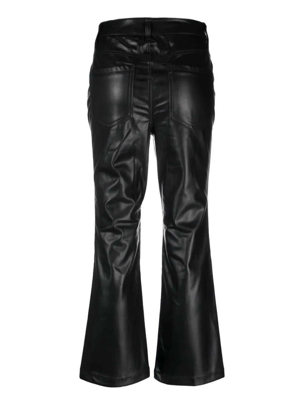 Mid-Rise Flared Trousers