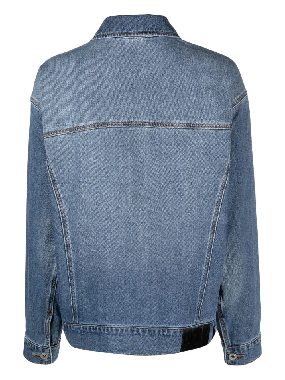 Faded-Effect Denim Jacket