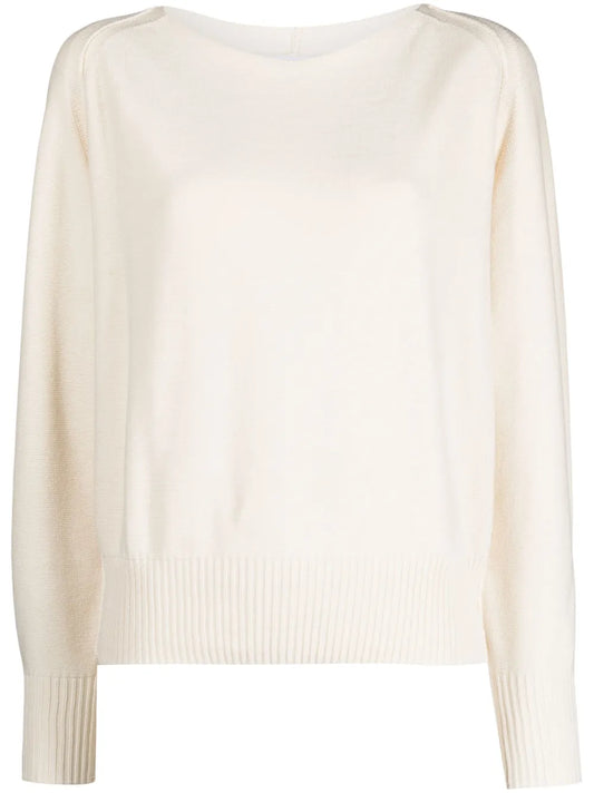 Round-Neck Long-Sleeve Jumper