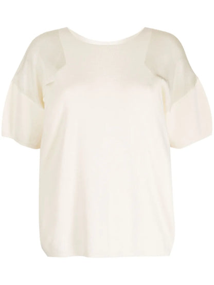 Round-Neck Cotton T-Shirt