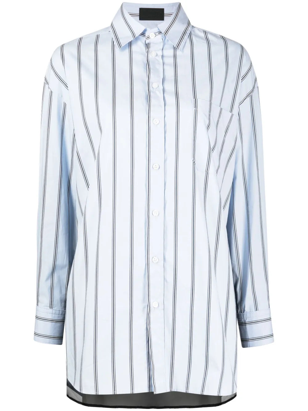 Striped Panelled Cotton Shirt