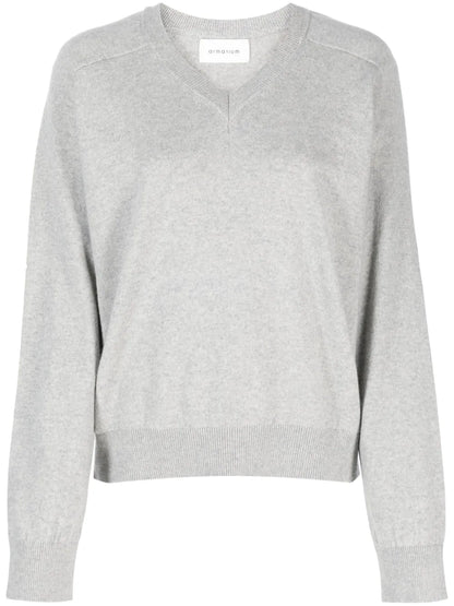 V-Neck Recycled Cashmere Jumper