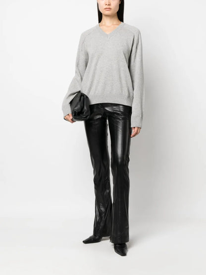 V-Neck Recycled Cashmere Jumper
