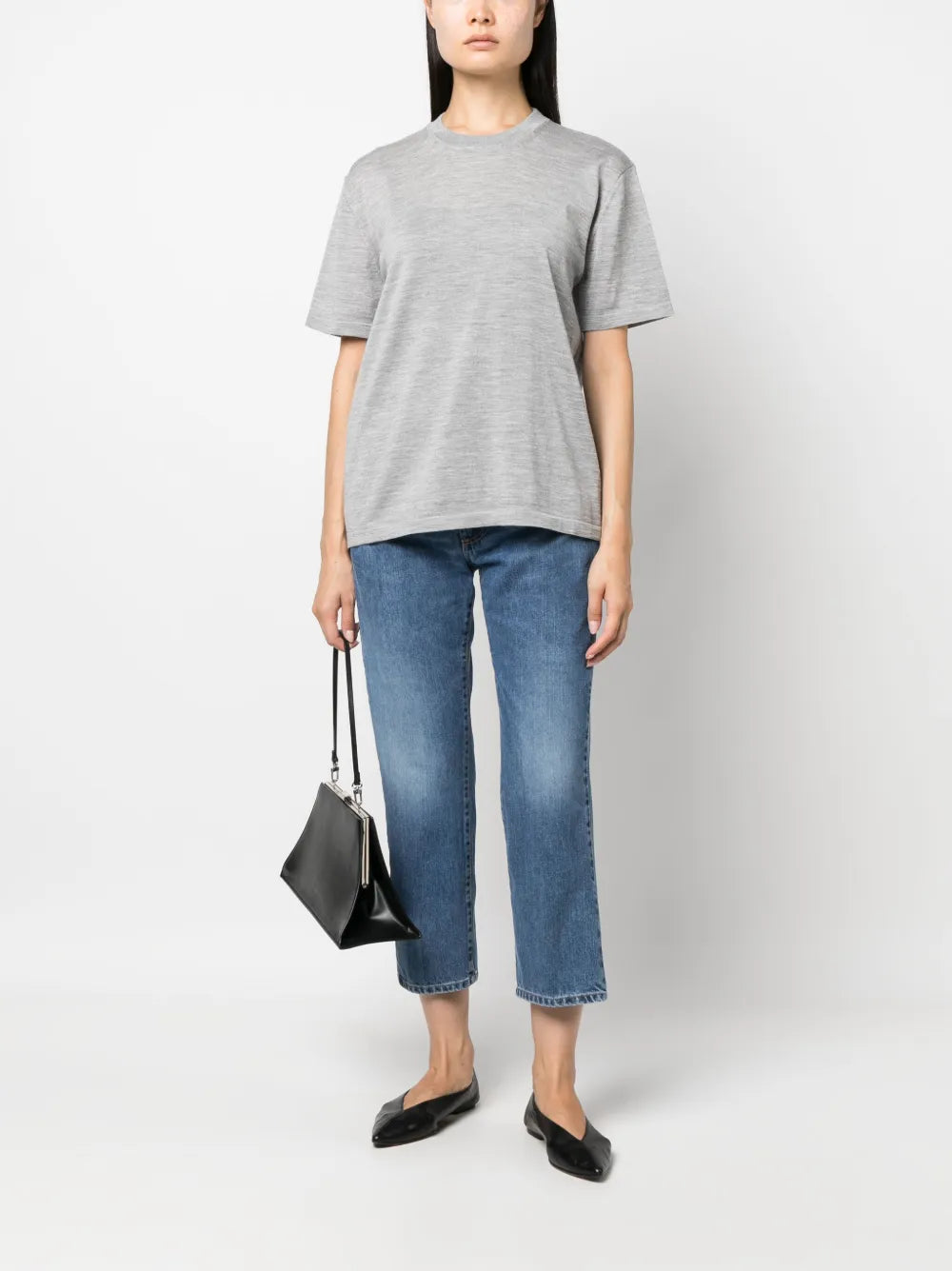 Crew-Neck Wool T-Shirt