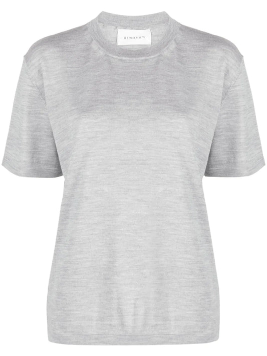 Crew-Neck Wool T-Shirt