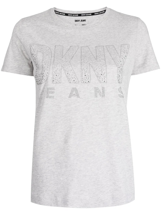 Stud-Embellished Logo T-Shirt