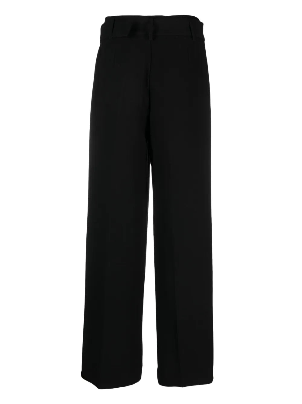 Belted Straight-Leg Trousers