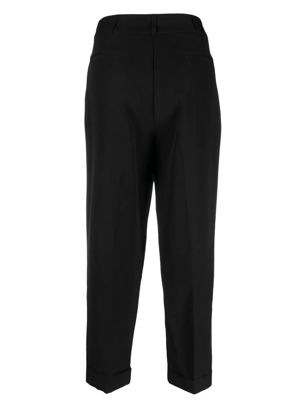 High-Waist Tapered Trousers