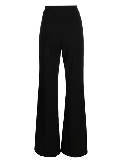 High-Waist Flared Trousers
