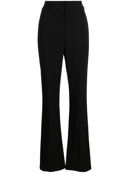 High-Waist Flared Trousers