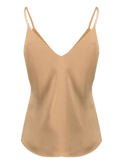 Mix Media V-Neck Tank Top