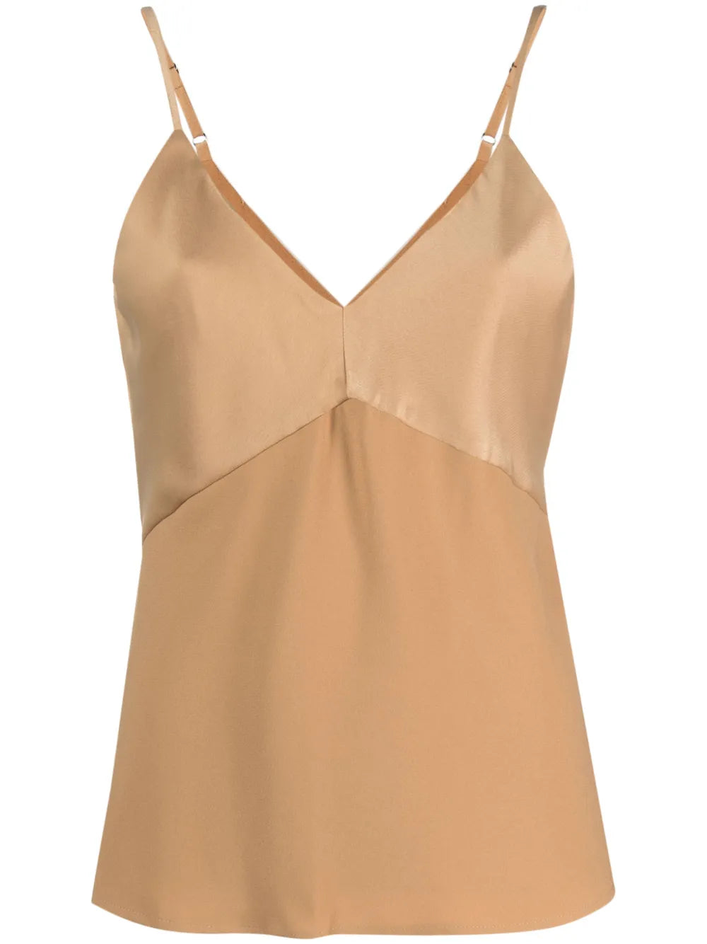 Mix Media V-Neck Tank Top