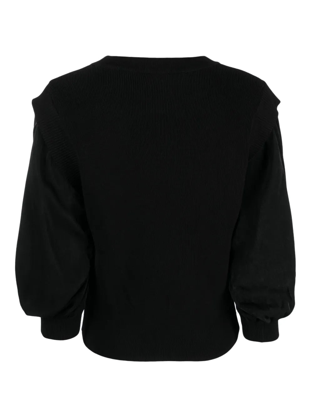 Long-Sleeve Fine-Ribbed Jumper