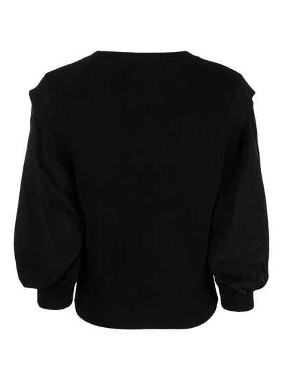 Long-Sleeve Fine-Ribbed Jumper