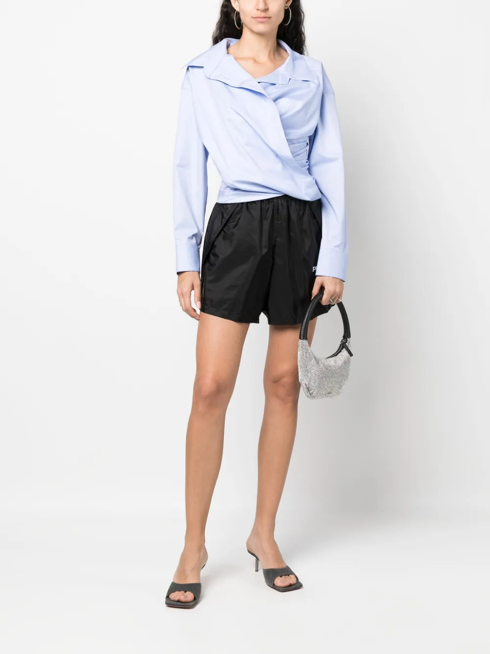 Wrap Cotton Shirt